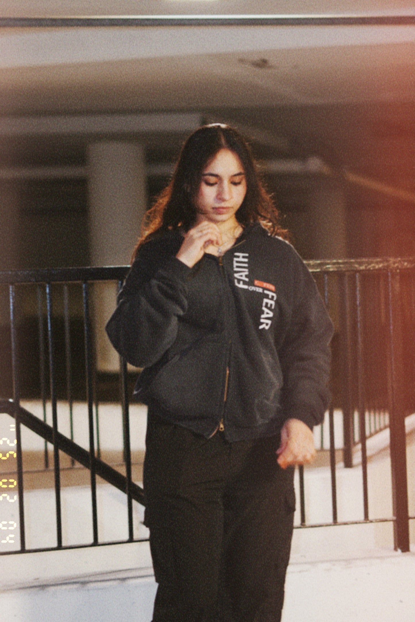 Zip-Through Boxy Hoodie #RU0076