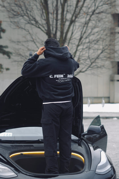 Zip-Through Boxy Hoodie #RU0076