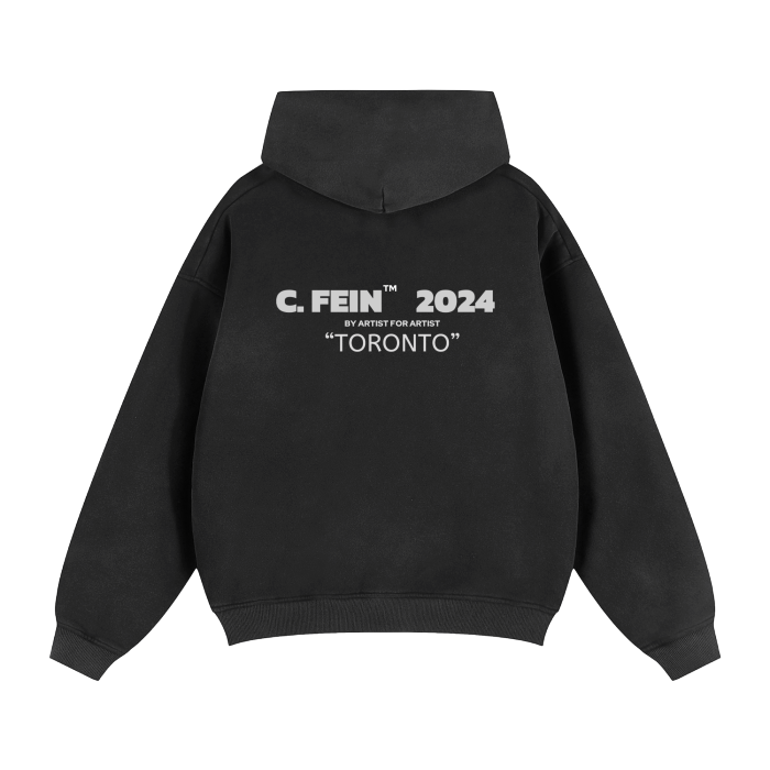 Zip-Through Boxy Hoodie #RU0076