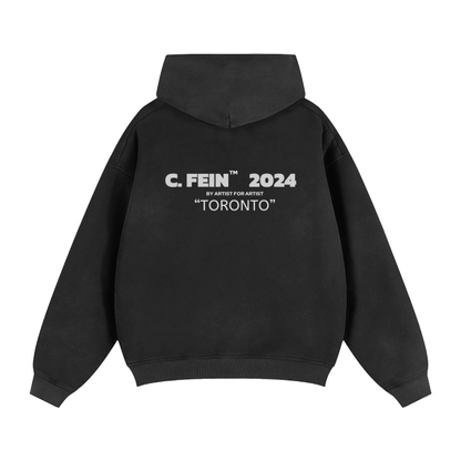 Zip-Through Boxy Hoodie #RU0076
